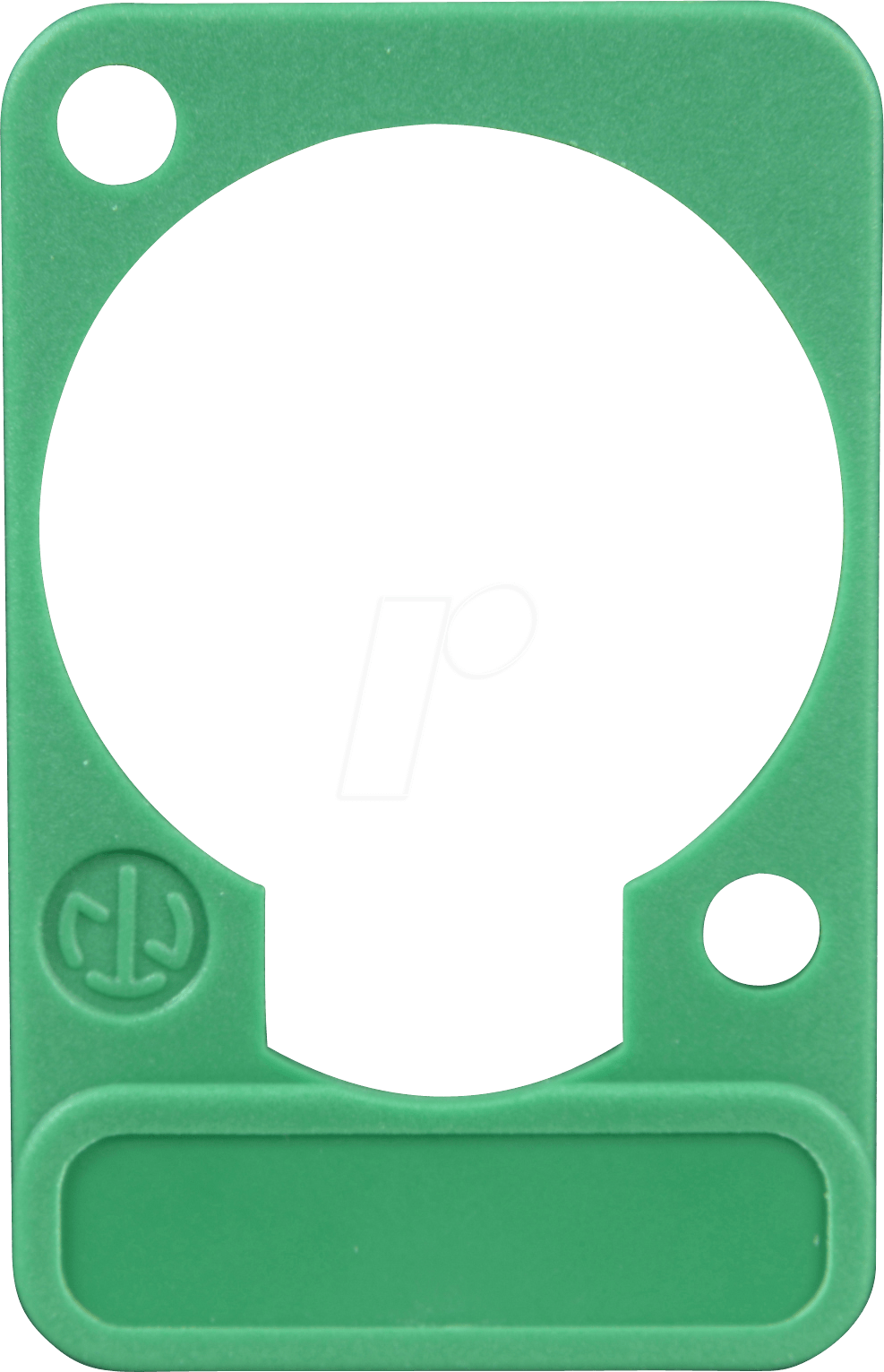 NEUTRIK DSS GN - XLR Beschriftungsplatte, D-Serie, grün