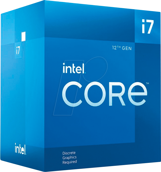 BX8071512700F - Intel Core i7-12700F, 2.10GHz, boxed, 1700
