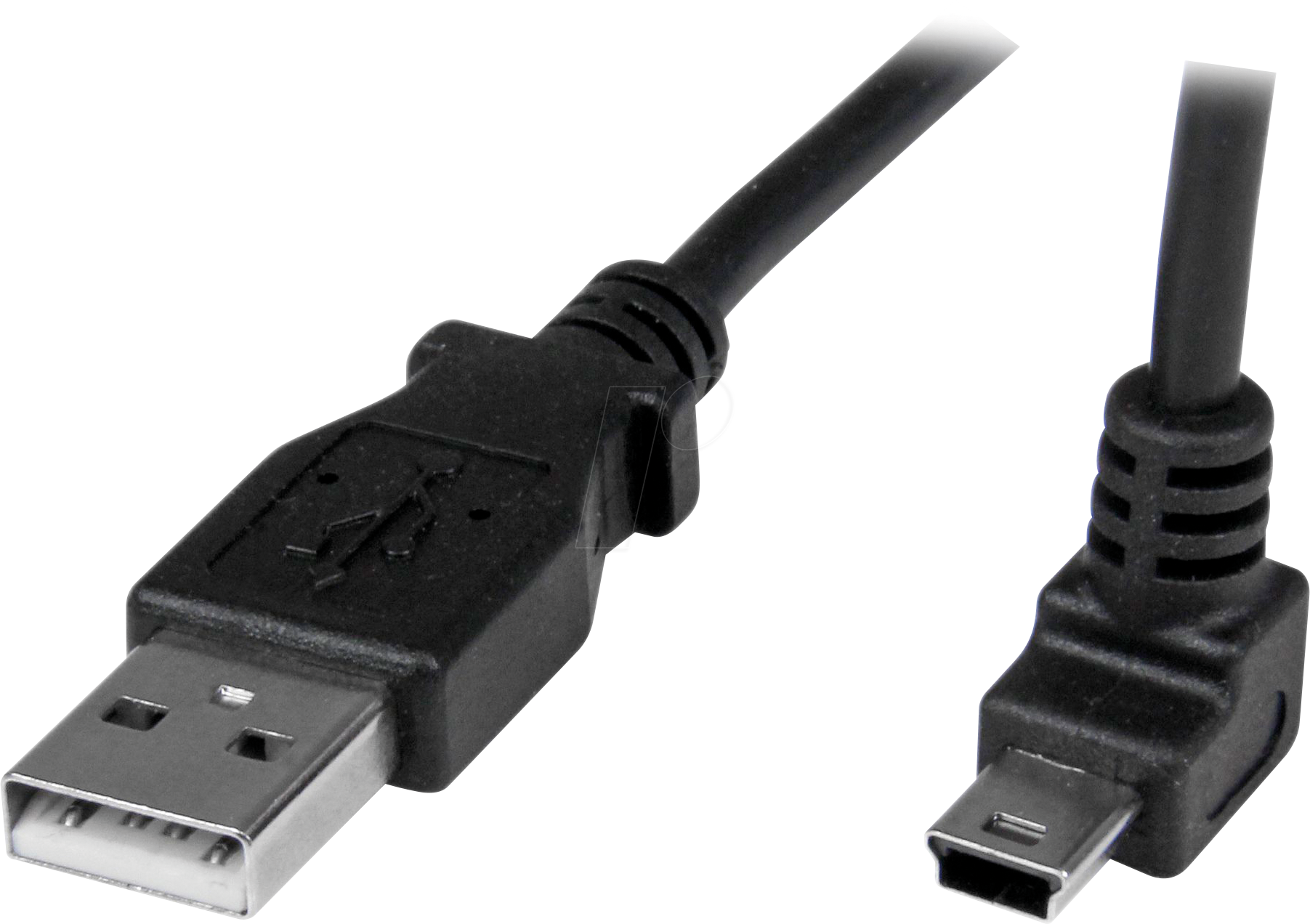 ST USBAMB1MU - USB 2.0 Kabel, A St. auf Mini B St., oben gew., 1 m