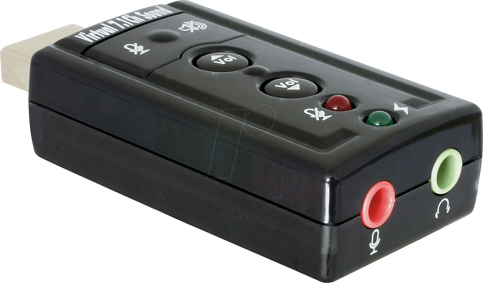 DELOCK 61645 - Soundkarte, extern, Adapter, USB 2.0, 3.5 mm