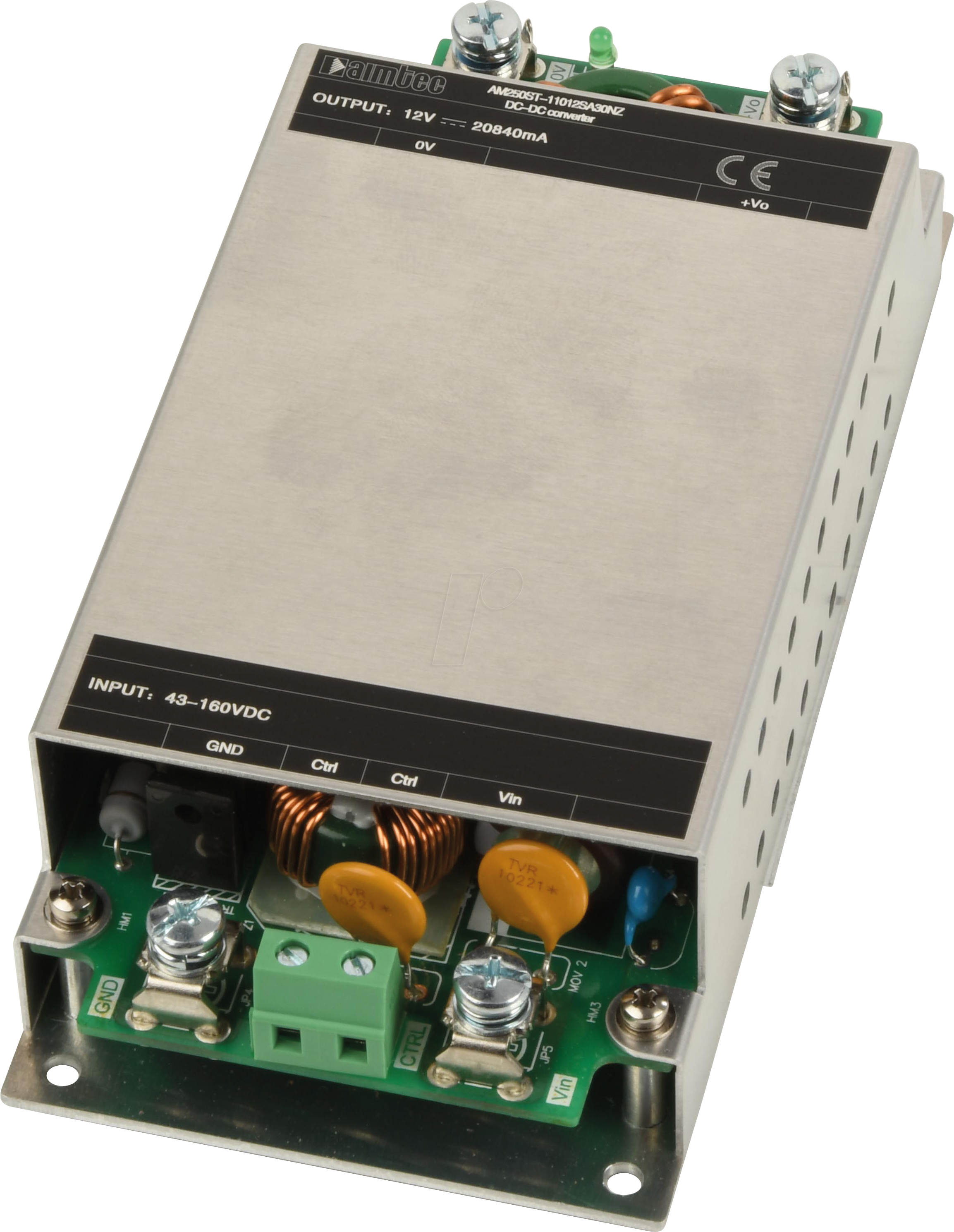 AM250ST-11012 - DC/DC-Wandler AM250ST, 250 W, 12 V, 20,84 A