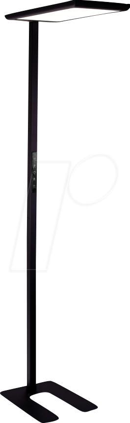 LUXULA LX700192 - LED Büro-Stehleuchte, Up/Down, schwarz