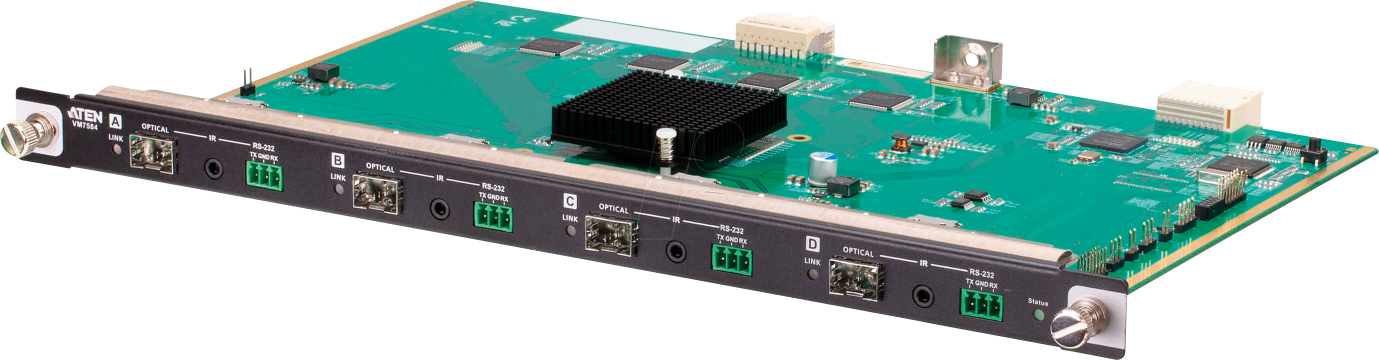 ATEN VM7584K2 - Modul, 4-Port Optische 10G Eingabekarte, 10 km
