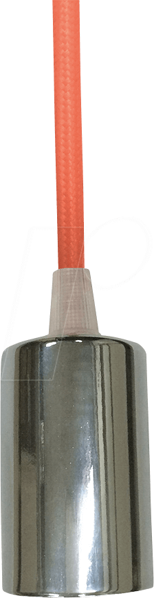 VT-3788 - Hängeleuchte, E27, rund, chrom, orange