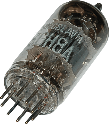 TUBE 6GH8A - Elektronenröhre, Mehrfachröhre, Noval, 9-pol, 6,3 V