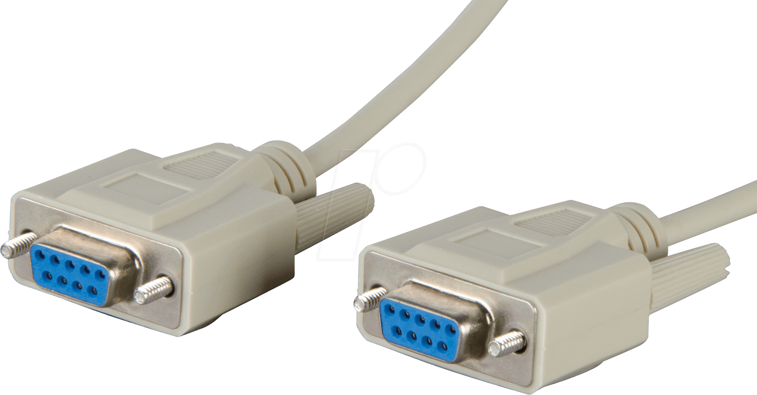 AK 231 - D-SUB Kabel, 1:1, 9-pol., Buchse/Buchse, 1,8m