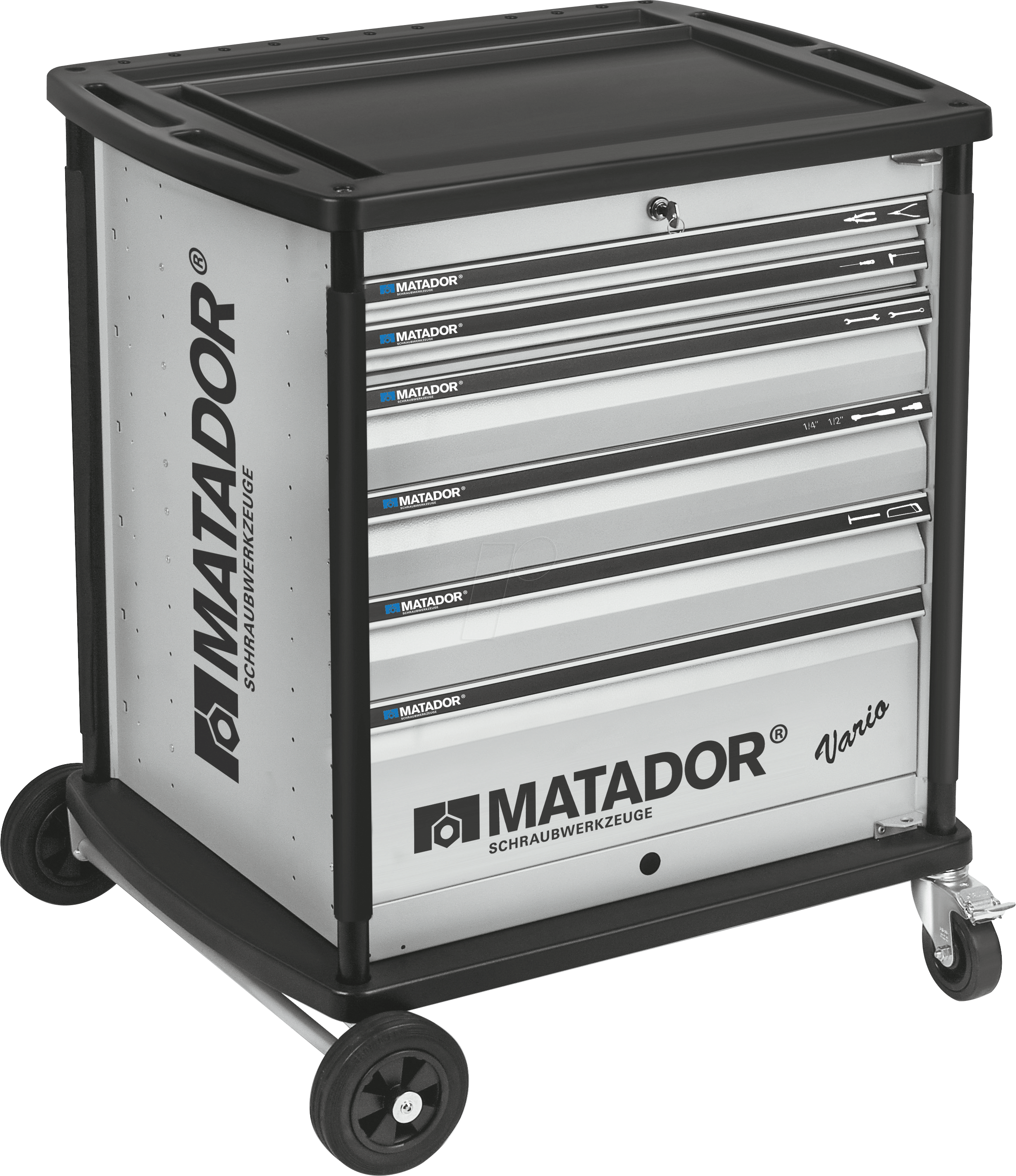 MAT 8164 0001 - Werkstattwagen, Metall, 780x940x580 mm