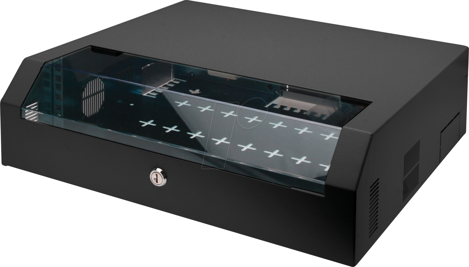 Thumbnail - DIGITUS 1904UPBB - 19'' Wandgehäuse, 5HE, 475mm Tiefe, schwarz