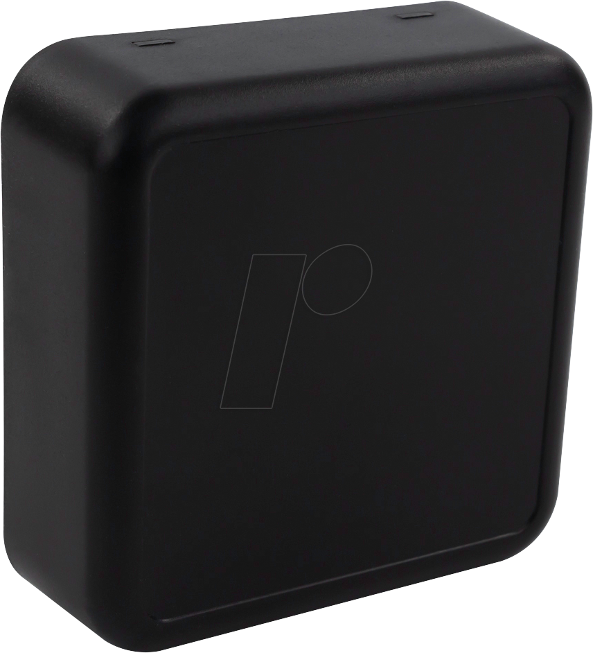 CB RS02SBK - Sensorgehäuse,74x74x25,5 mm,massiv,schwarz