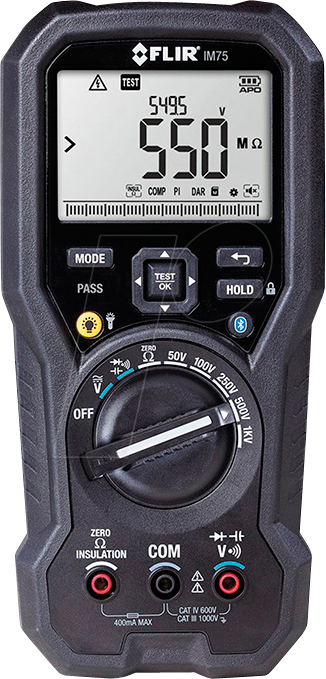 Thumbnail - FLIR IM75 - Isolationsmessgerät FLIR IM75 mit Digital-Multimeter