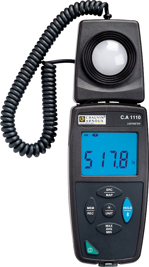 Thumbnail - CHAU P01654110 - Digital-Luxmessgerät C.A 1110, 0,1 bis 200.000 Lux