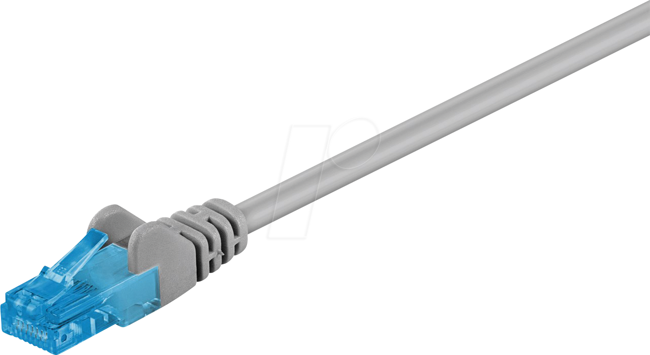 GOOBAY 55423 - Cat.6a U/UTP Patchkabel, CU, grau, 5 m