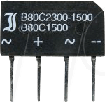 Thumbnail - B380C1500-WW+ DI - Brückengleichrichter, 380/800 V, 1,5 A