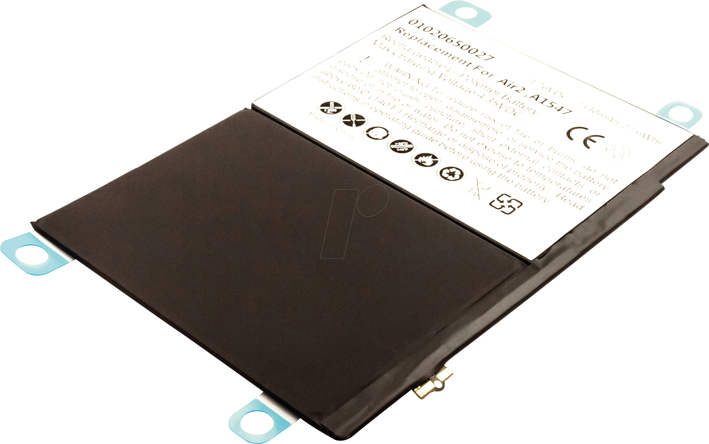 AKKU 53760 - Tablet-Akku für Apple iPad 6, iPad Air 2, Li-Po, 7340 mAh