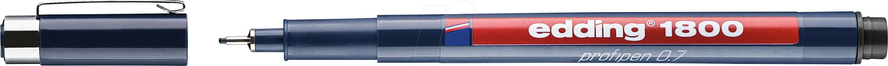 EDDING 1800-07SW - Präzisionsfeinschreiber, 0,70 mm, schwarz