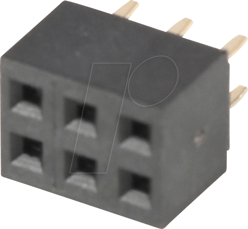 BKL 10120704 - Buchsenleiste 2,00mm 2x3 gerade