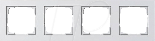 Thumbnail - GIRA E2 RA4 RWG - Rahmen E2 Reinweiß glänzend, 4-fach