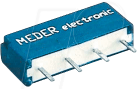 MS 8775-D 12V - Reedrelais, SIL, 12 V, 1 Schließer, 0,5 A, mit Diode