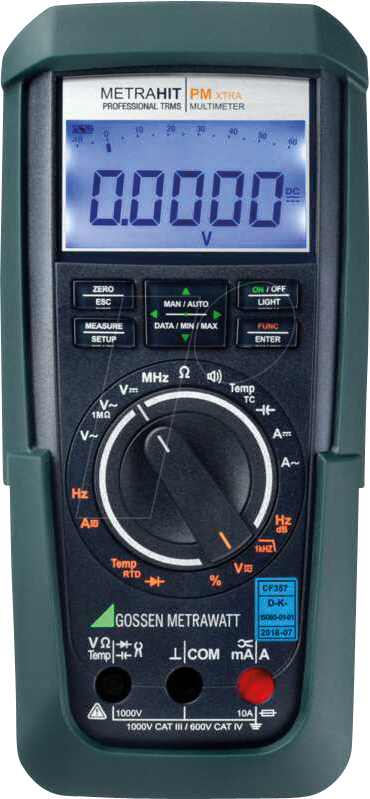 METRAHIT PM XTRA - Multimeter METRAHIT PM XTRA, digital, 60000 Counts, TRMS