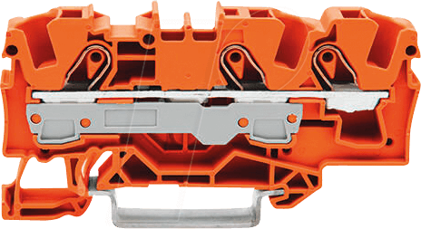 WAGO 2006-1302 - Durchgangsklemme, 3-Leiter, Ø 0,5 - 6,0 mm