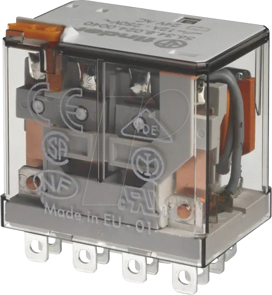 FIN 56.34.8 12V - Industrierelais, 4x UM, 250V/12A, 12 V AC