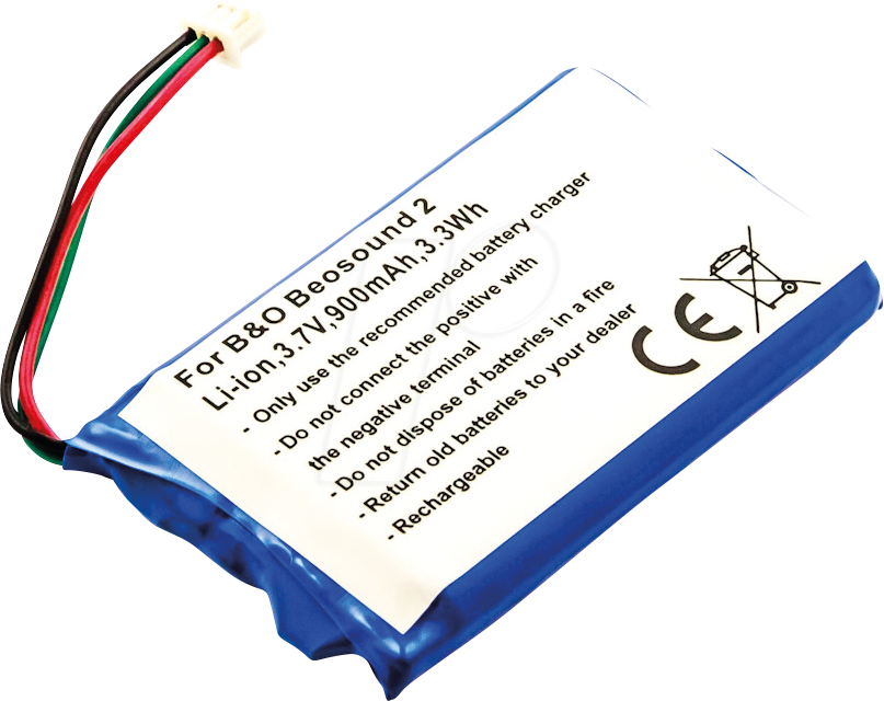 AKKU 31142 - Ersatzakku, Bang & Olufsen Beosound 2, Li-Ion, 900 mAh
