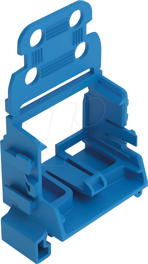 WAGO 221-549-0BL - Befestigungsadapter für Tragschiene, 10-Leiter, blau