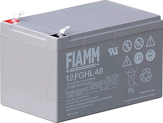 FI FGHL 12-12 - Blei-Vlies-Akku, 12 V, 12,0 Ah, LongLife