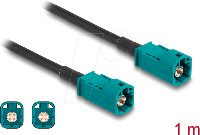 DELOCK 90678 - HF-Kabel, HSD Z Stecker zu HSD Z Stecker