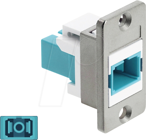 DELOCK 91102 - SC Simplex Einbaubuchse / Buchse