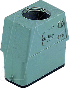 HAN 19200100446 - Tüllengehäuse, Baugröße 10 A, gerade