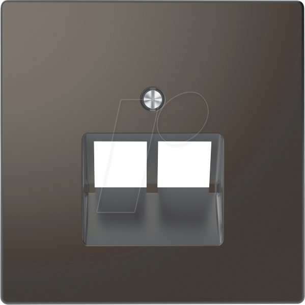 Thumbnail - ME MEG4522-6034 - Zentralplatte für UAE-Einsatz, 2-fach, Anthrazit, System Design