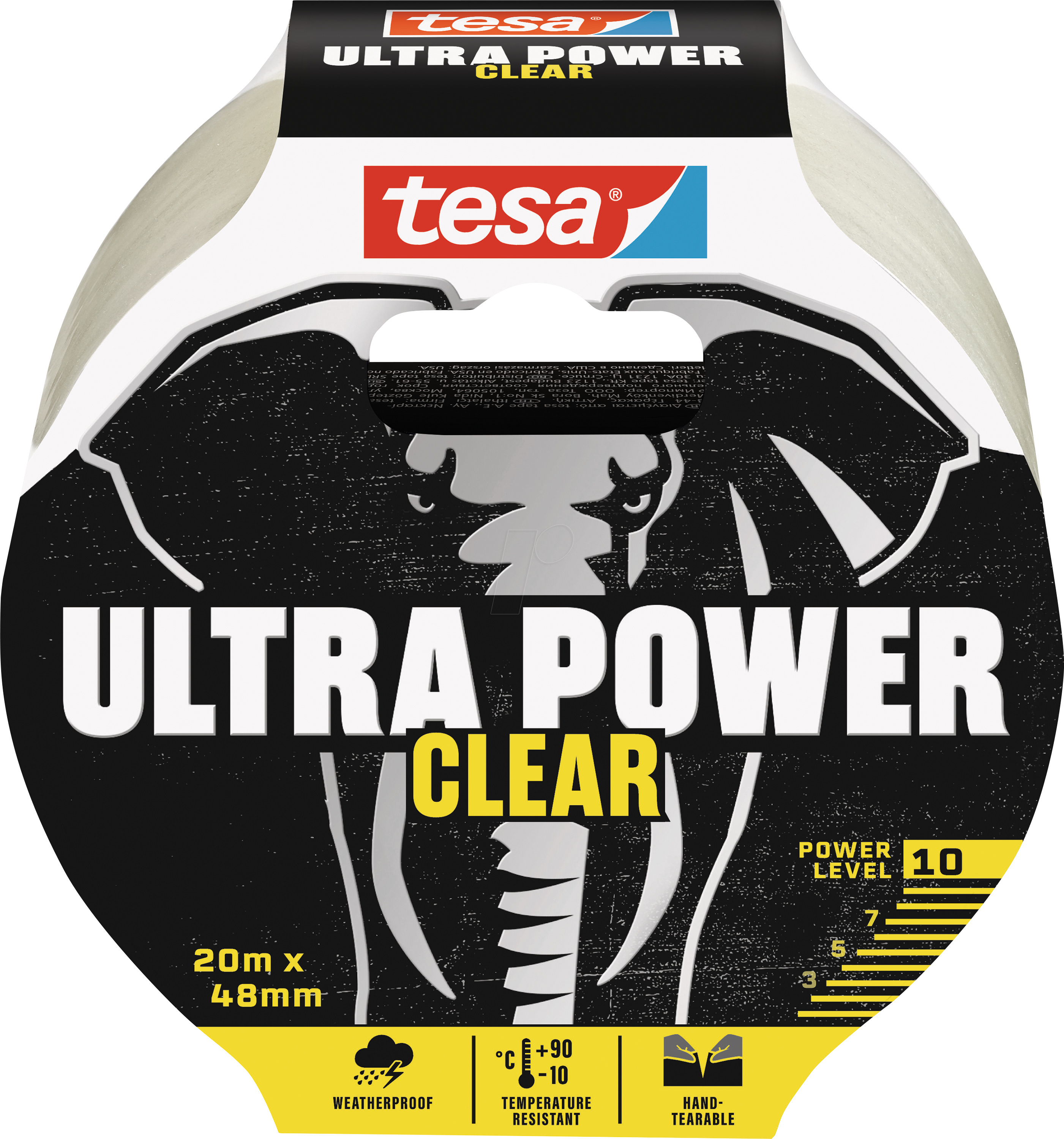 TESA 56497 - Ultra Power Clear Tape 20m:48mm