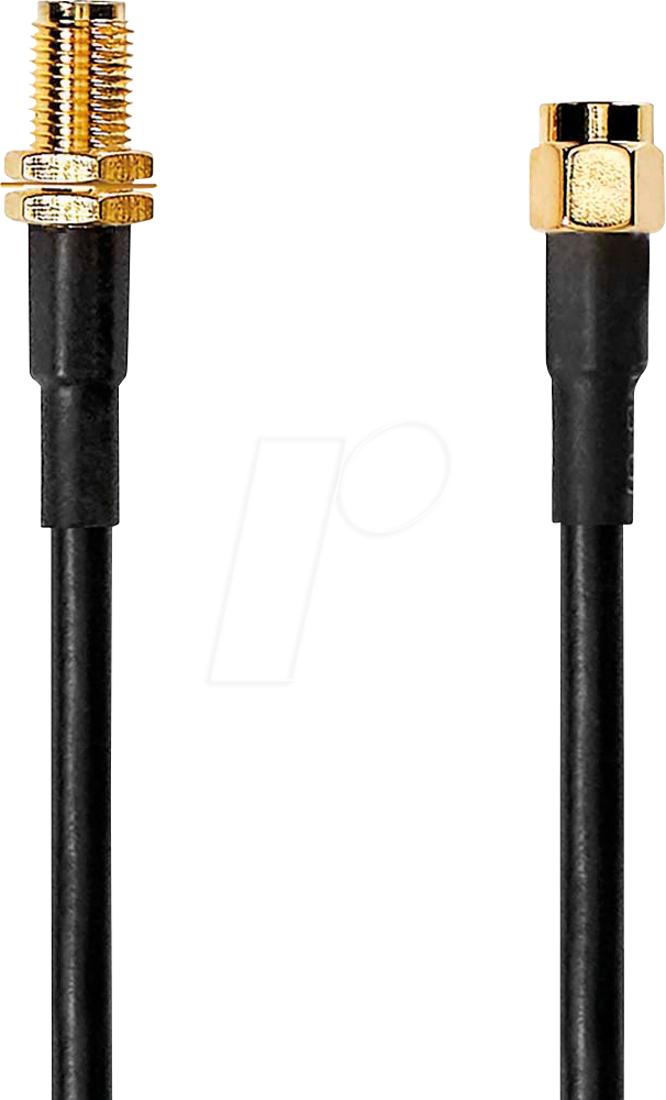 N CSGL02400BK50 - Antennenkabel, SMA-Stecker / SMA-Buchse, 5 m