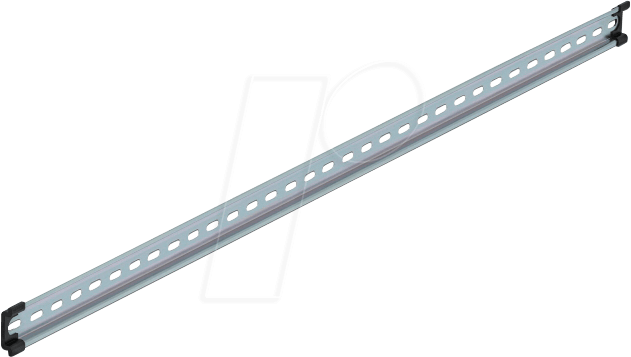 DELOCK 66194 - Hutschiene 35 x 7,5 mm (100 cm) Stahl gelocht