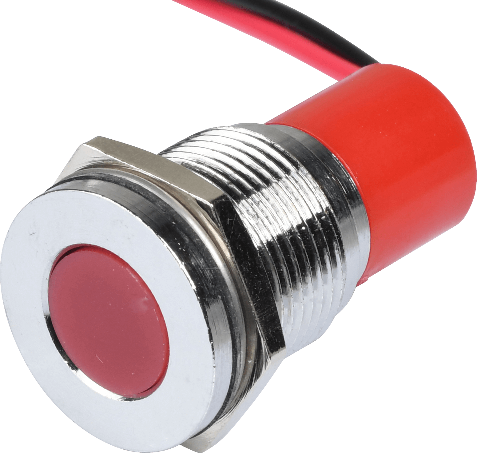 APM Q16F3C R24E - LED-Signalleuchte, rot, 24 V, Ø 16 mm, bündig, bedrahtet