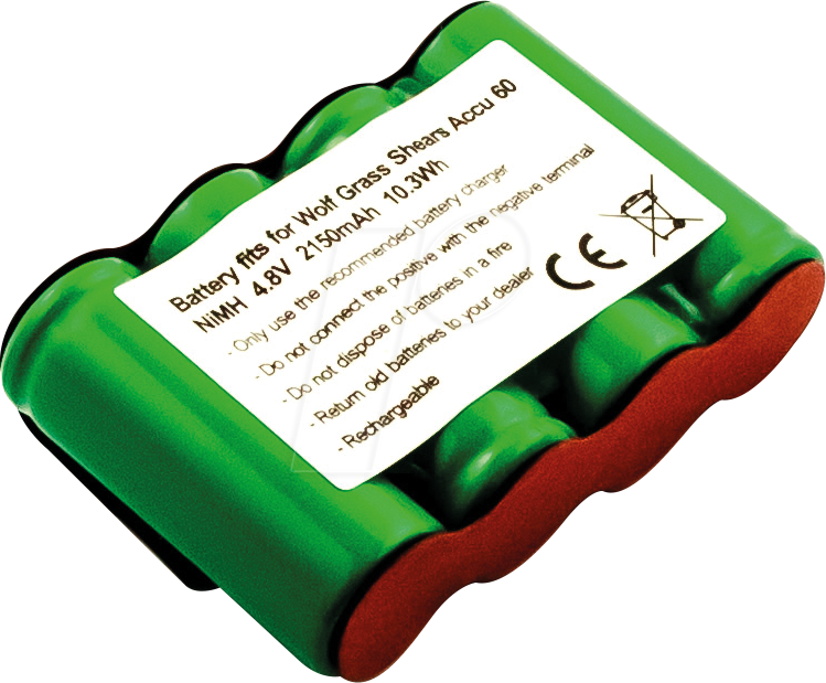 Thumbnail - AKKU 31042 - Ersatzakku, Wolf Accu 60, NiMh, 2150 mAh