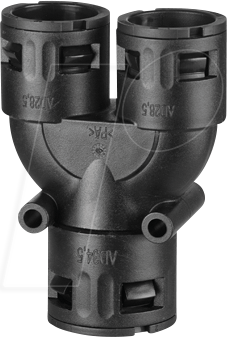 FLEXA15020032204 - Y-Verteiler, FLEXA RQY-PA AD3x15,8 - schwarz