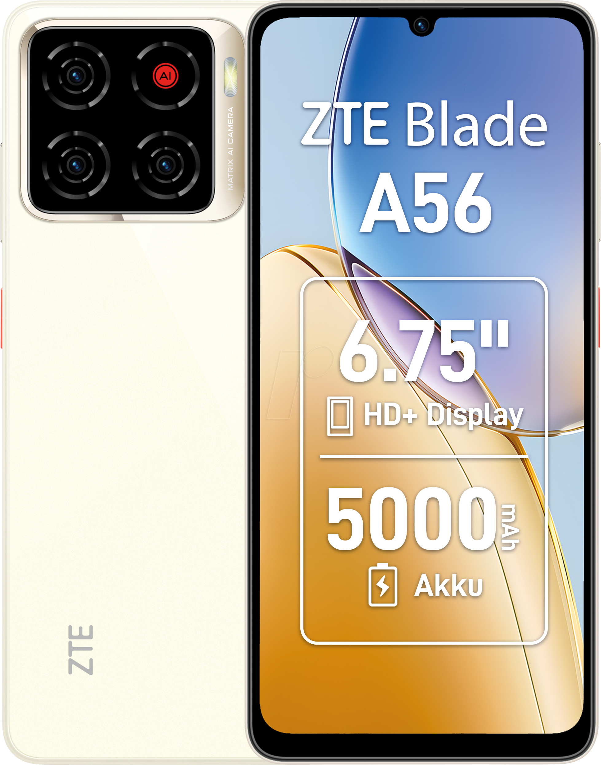ZTE A56 GO - Smartphone, Blade A56 gold