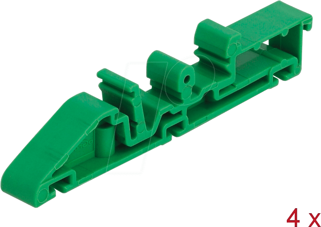 DELOCK 66261 - Hutschienenclip für Platine 85 mm 4 Stück