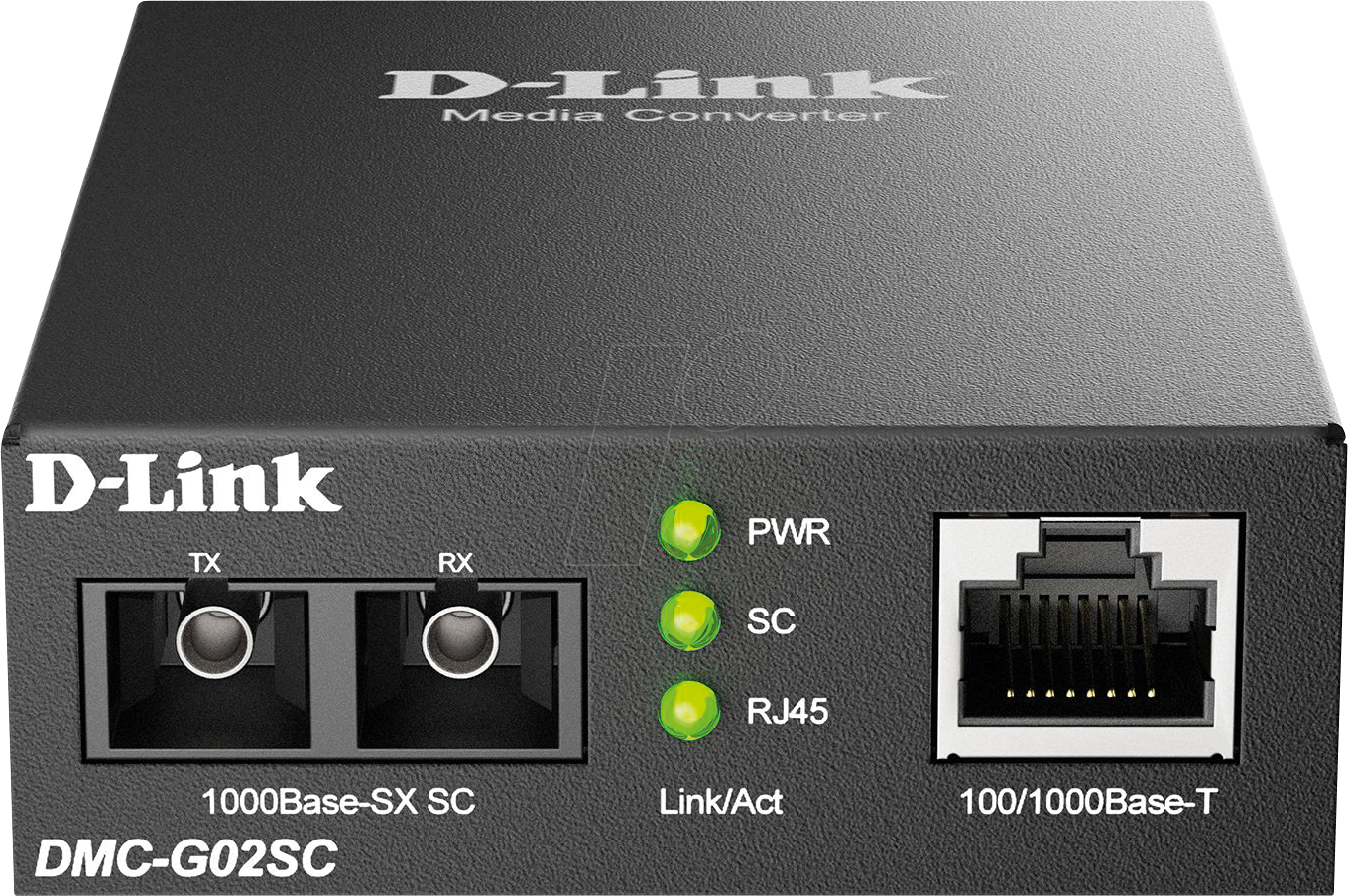Thumbnail - D-LINK DMC-G02SC - Medienkonverter, Gigabit Ethernet, SC Duplex