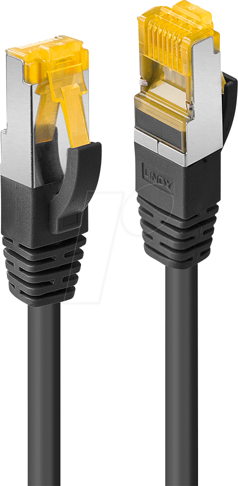 LINDY 47309 - 2 m Patchkabel - Cat.7-Rohkabel schwarz
