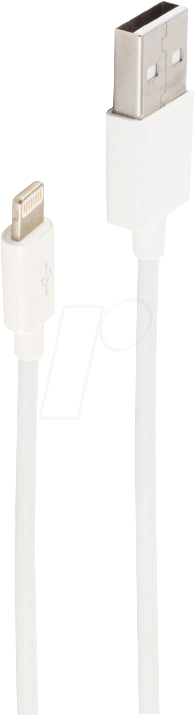 SHVP BS14-12041 - Sync- & Ladekabel, USB-A -> 8-Pin, 1,0 m weiß