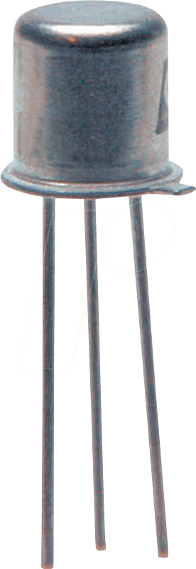 Thumbnail - BC 107C - Bipolartransistor, NPN, 45 V, 0,2 A, 0,6 W, 420 hFE, TO-18