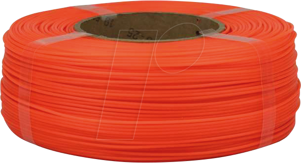 M4P 20017 - Filament, PLA, 1,75 mm, Leuchtorange, 1 kg, Refill
