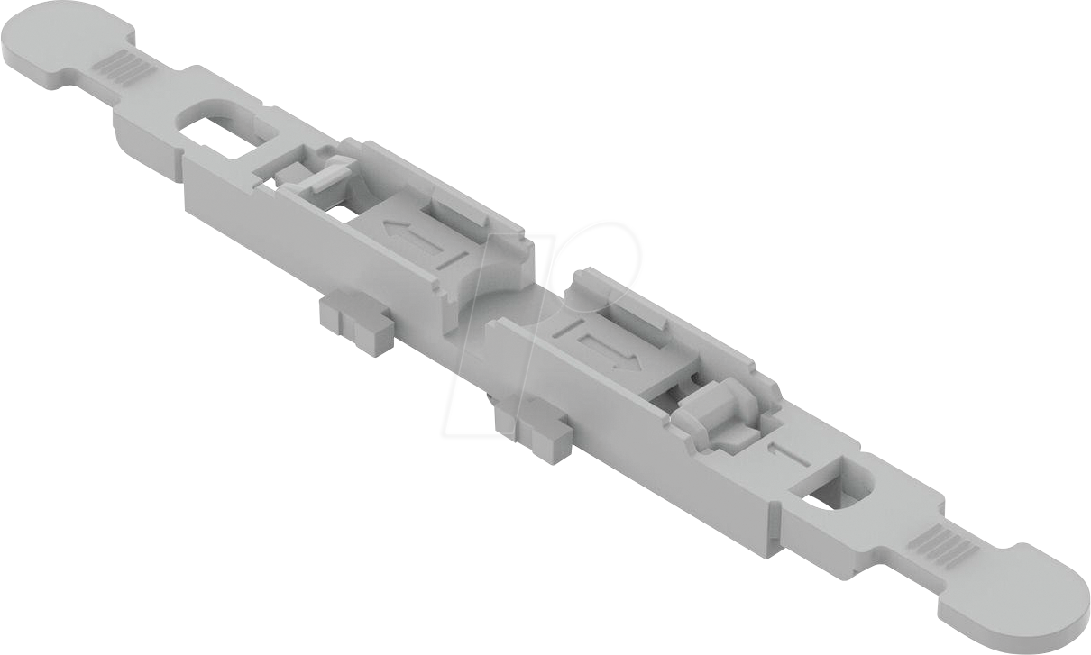 WAGO 221-2511 - Befestigungsadapter mit Rastfuß und Zugentlastung 1-fach