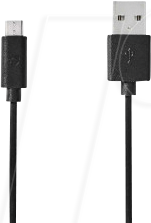 N CCGL60500BK20 - USB 2.0 Kabel, A-Stecker > Micro-B-Stecker, 2m, schwarz