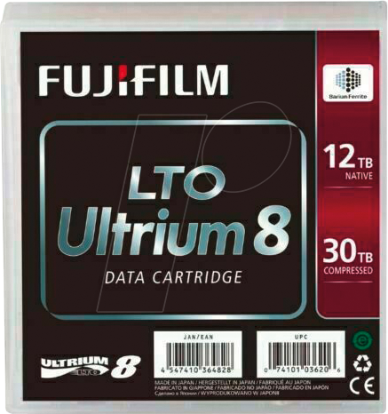 FUJI LTO 8 - LTO ULTRIUM 8 Band, 12 TB (30 TB), Fuji