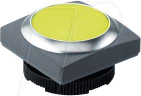 RAFI 40.14.52 - FS+ 22 - Drucktaster - quadrat, metall, ge, bel