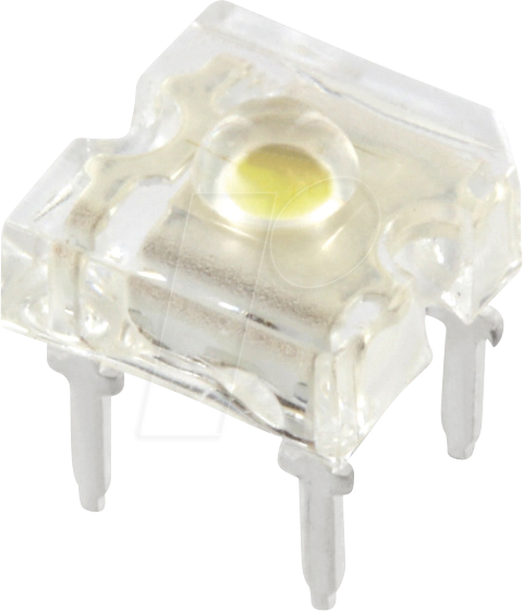 Thumbnail - 9355W2C-HSB-B - 3mm Super Flux LED, weiß, 2500 mcd, 100°